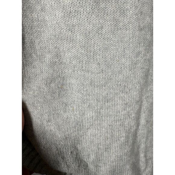 Cabi Gray Cable Knit Sweater Poncho Womens Sz XS Oversized Turtle Neck - Picture 10 of 10